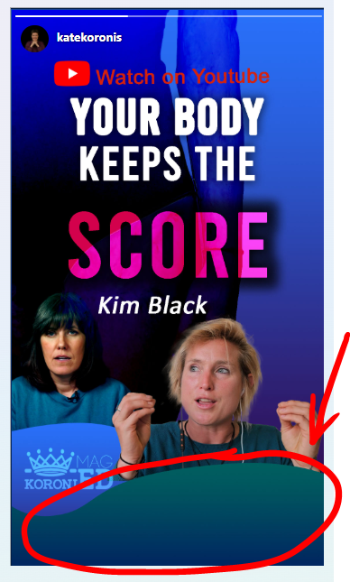 Stories are designed with space reserved for the Instagram link to be inserted
